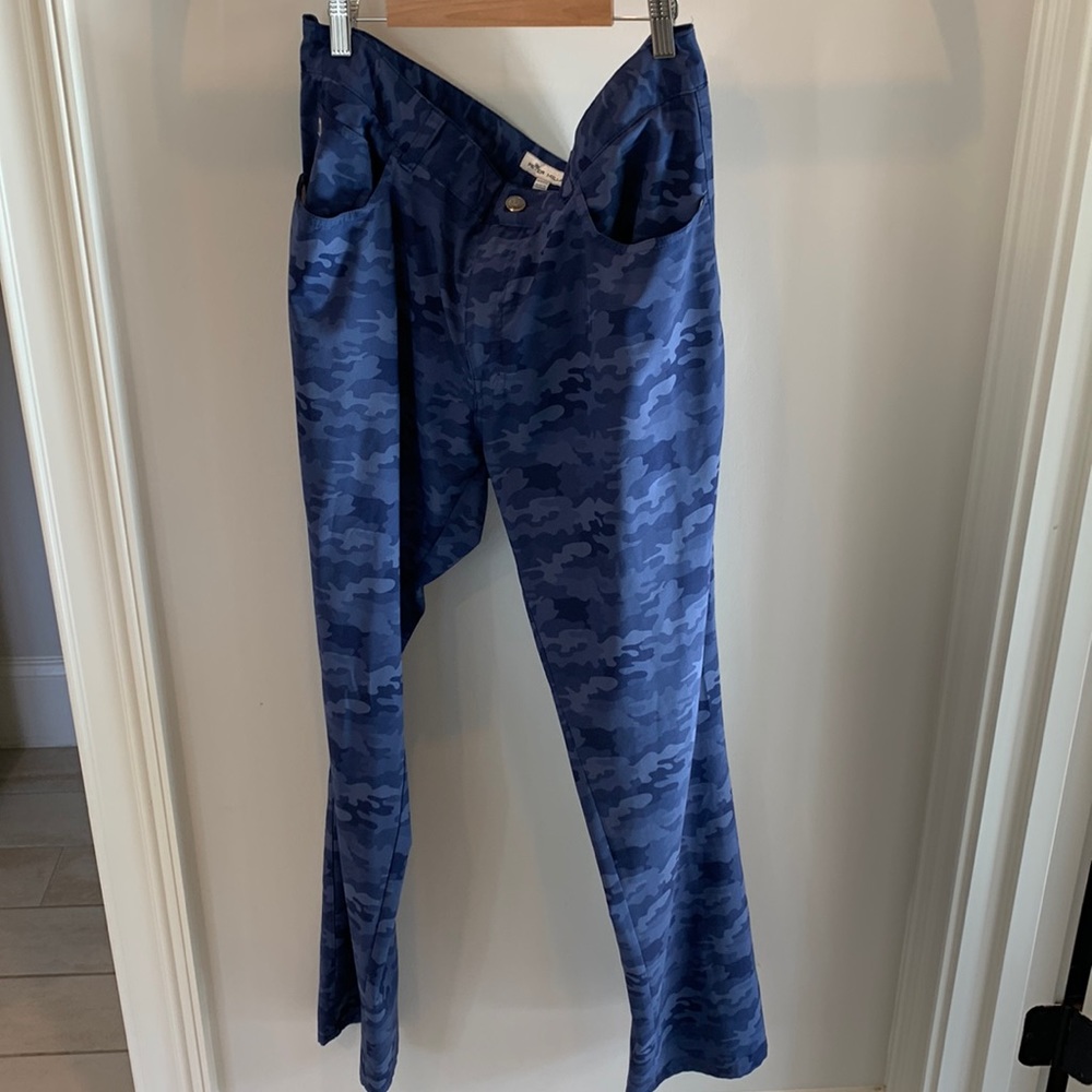 Peter Millar golf pants - blue camo